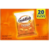 Goldfish Cheddar Baked Snack Crackers, 20 Count, 1 oz