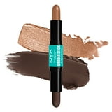 NYX Professional Makeup Wonder Stick Contour Stick, 2-in-1 Highlight and Contour, Deep, 0.14 oz