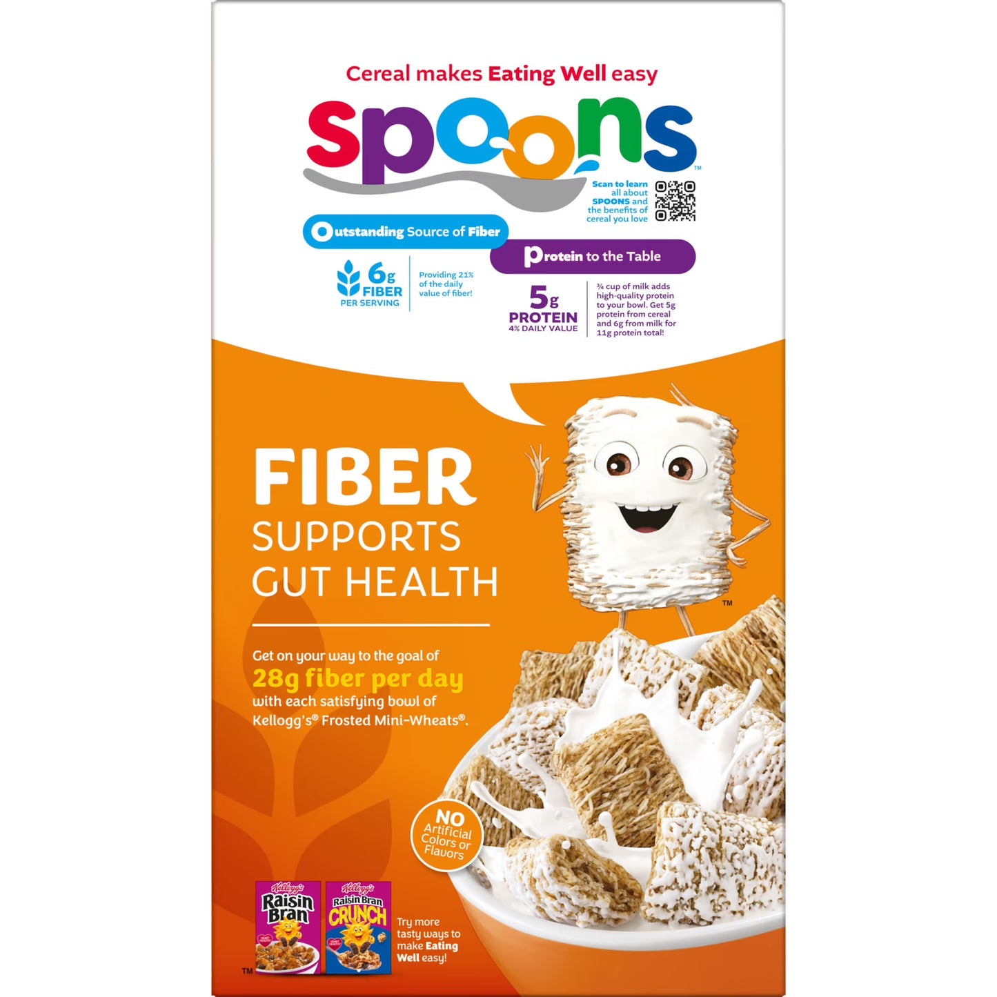 Kellogg's Frosted Mini-Wheats Original Breakfast Cereal, High Fiber, Mega Size, 32 oz