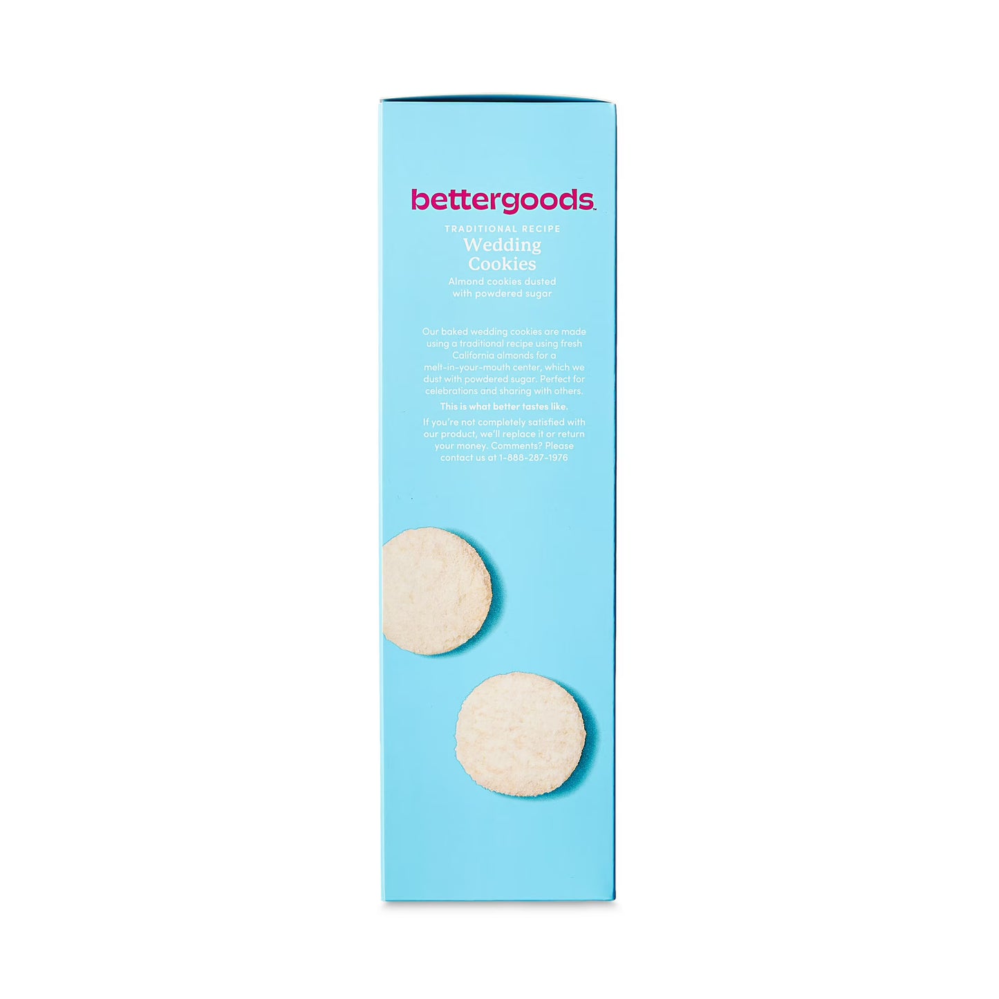 (4 pack) bettergoods Traditional Recipe Wedding Cookies, 6 oz