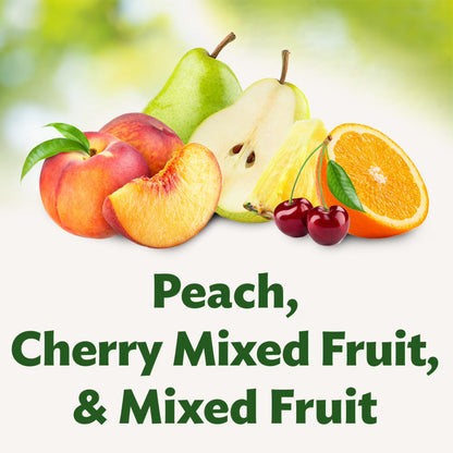 Del Monte No Sugar Added Fruit Cup Snacks Snacks, 4 oz Cup (Pack of 12)