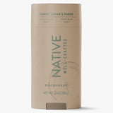 Native Aluminum Free Deodorant for Men, Sunset Cedar & Suede, Well-Crafted, 3.1 oz
