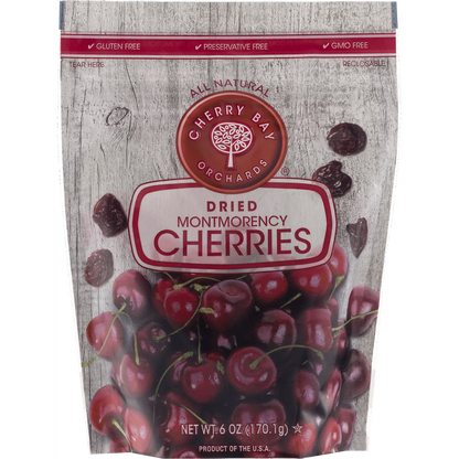 (2 pack) Cherry Bay Orchards Dried Montmorency Cherries, 6 Oz.