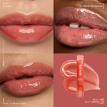NYX Professional Makeup Jelly Job Lip Gloss, Jelly Squeeze 12