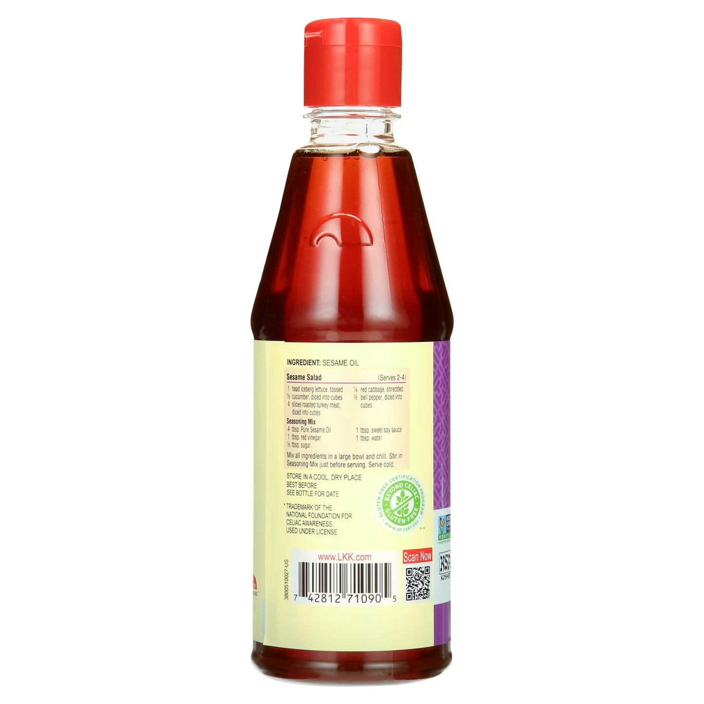 Lee Kum Kee Pure Sesame Oil, 15 oz