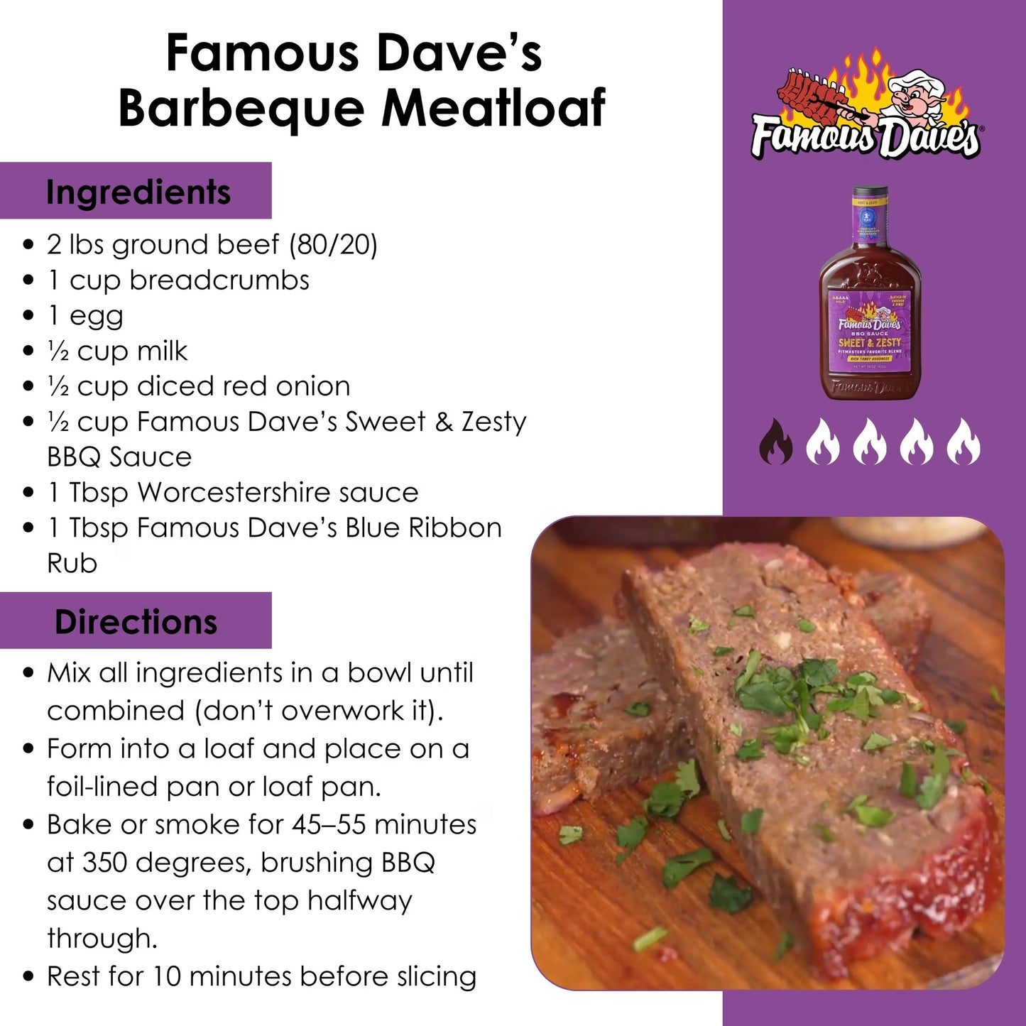 Famous Dave's Sweet & Zesty BBQ Sauce, 20 oz