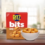 (3 pack) RITZ Bits Peanut Butter Sandwich Crackers, Snacks for Kids and Adults, Lunch Snacks, 8.8 oz