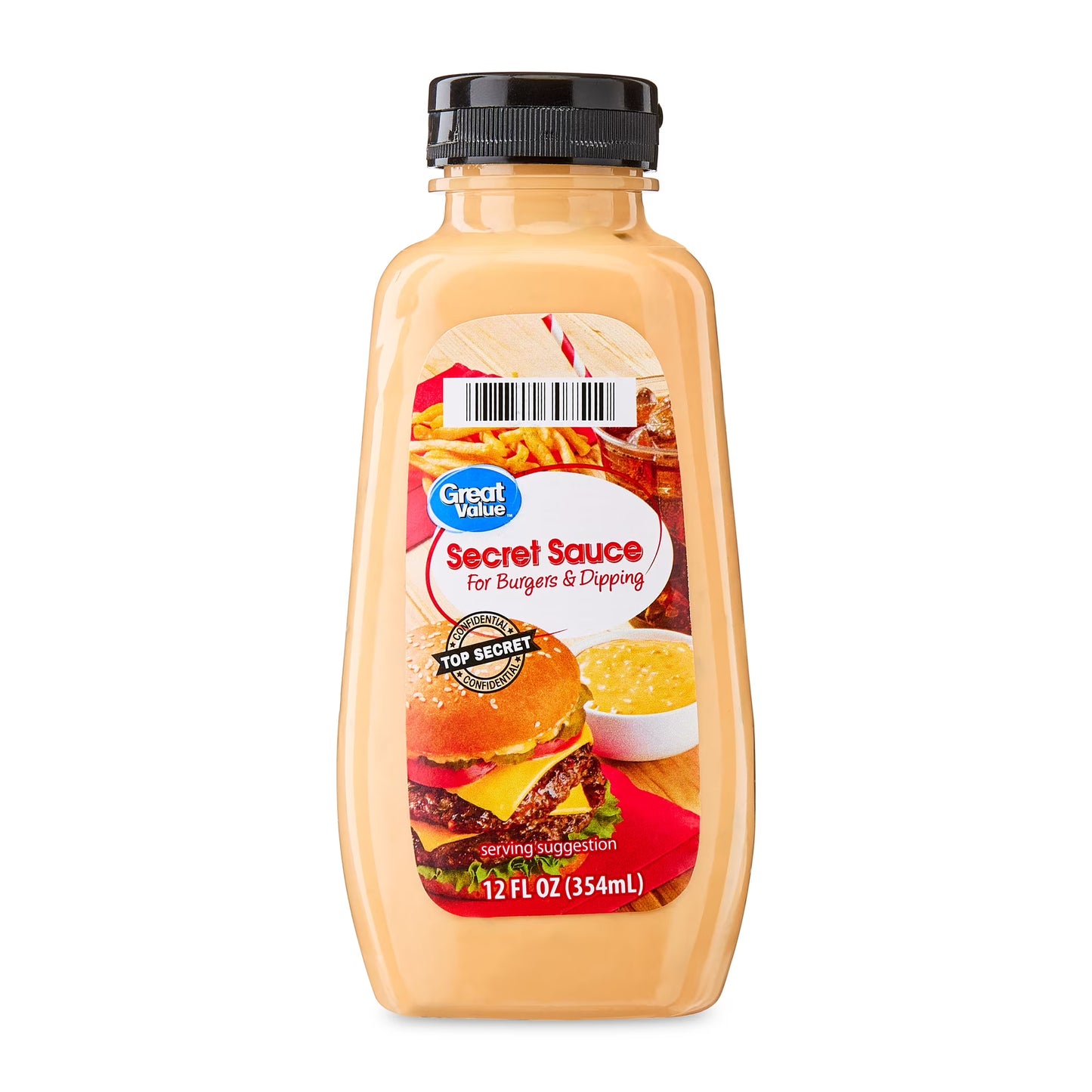 (3 pack) Great Value Secret Sauce for Burgers & Dipping, 12 fl oz (Squeeze Bottle)