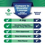 Member's Mark Nicotine Lozenge Mint Flavor 4 mg, 27 ct., 8pk.