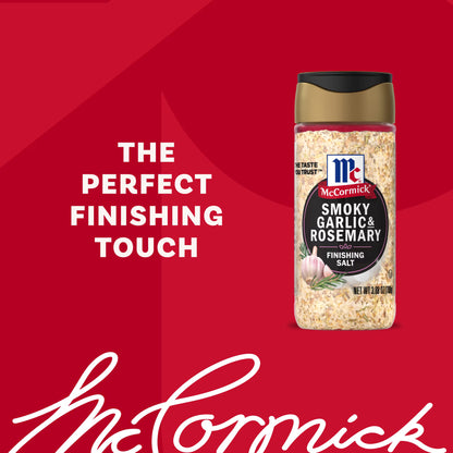 McCormick Smoky Garlic and Rosemary Finishing Salt, 3.88 oz Bottle