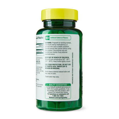Spring Valley Black Cohosh Menopause Support Dietary Supplement Tablets, 40 mg, 100 Count