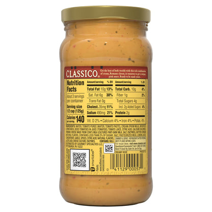 Classico Creamy Rosé Pasta Sauce, 15 oz Jar