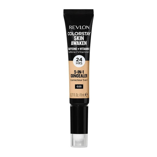 Revlon ColorStay Skin Awaken Cream Concealer Makeup, Longwear, 025 Light Beige, 0.27 fl oz