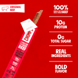 (4 pack) Chomps Grass-Fed And Finished Original Beef Snack Stick