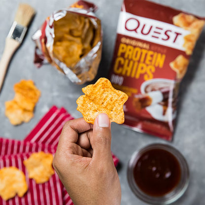 Quest Protein Chips, BBQ, 21g Protein, 1.1 Oz, Single