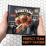Basketball Lollipops, Birthday Party Favor Candy, 24 Count Box, 10.16 Ounces
