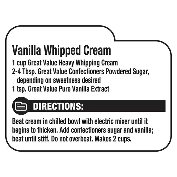 Great Value Pure Vanilla Extract, 2 fl oz