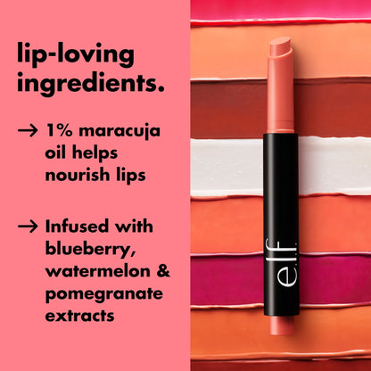 e.l.f. Pout Clout Lip Plumping Pen, Bust a Mauve, 0.07oz