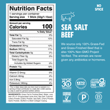 Chomps Grass Fed And Finished Sea Salt Beef Snack Sticks (8 Count)