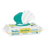 (2 pack) Pampers Sensitive Baby Wipes Unscented, 1-Pack, 56 Total Count (Select for More Options)