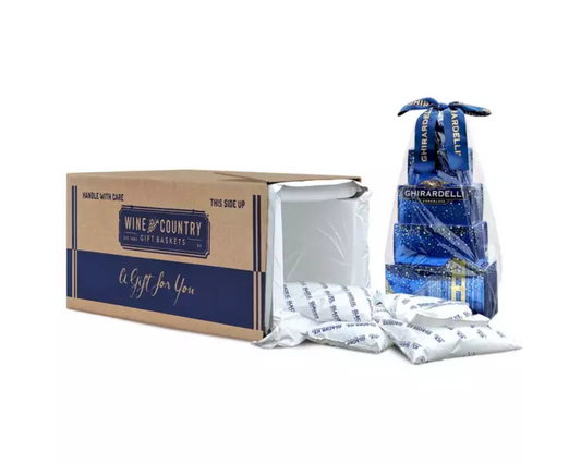 Wine Country Gift Baskets Deluxe Ghirardelli Chocolate Tower