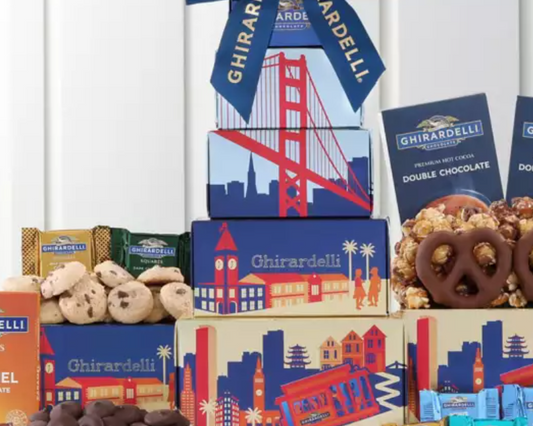 Wine Country Gift Baskets Deluxe Ghirardelli Chocolate Tower