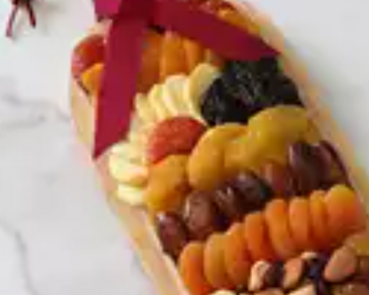 Wine Country Gift Baskets Dried Fruit and Nuts - Wine Bottle Cutting Board