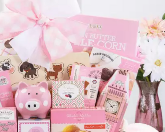 Wine Country Gift Baskets Welcome Baby Girl Basket