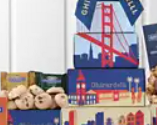 Wine Country Gift Baskets Deluxe Ghirardelli Chocolate Tower