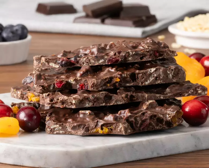 Dark Chocolate Crispy Fruit Bark - Nut Free