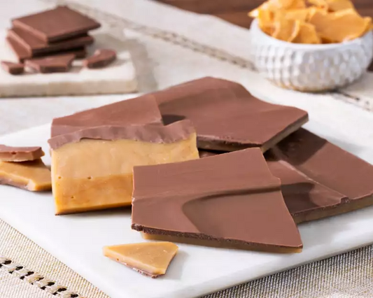 Wine Country Gift Baskets Milk Chocolate Toffee Crunch Bark - Nut Free