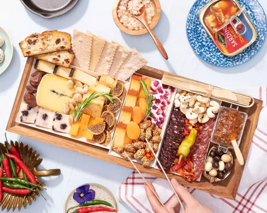 Wine Country Gift Baskets Deluxe Charcuterie & Cheese Board from Boarderie