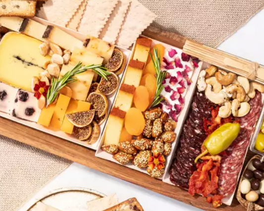 Wine Country Gift Baskets Deluxe Charcuterie & Cheese Board from Boarderie