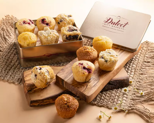 Wine Country Gift Baskets Mini Muffin Dozen Gift Tin