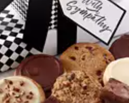 Wine Country Gift Baskets With Sympathy Sampler Stack - Cookies and Brownies