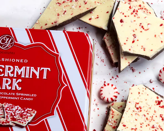 Wine Country Gift Baskets Dark and White Chocolate Peppermint Bark - 1 lb