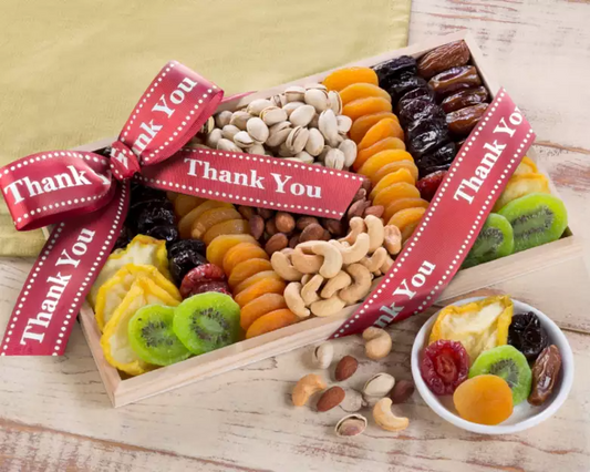 Wine Country Gift Baskets Thank You - Dried Fruit and Nut Collection