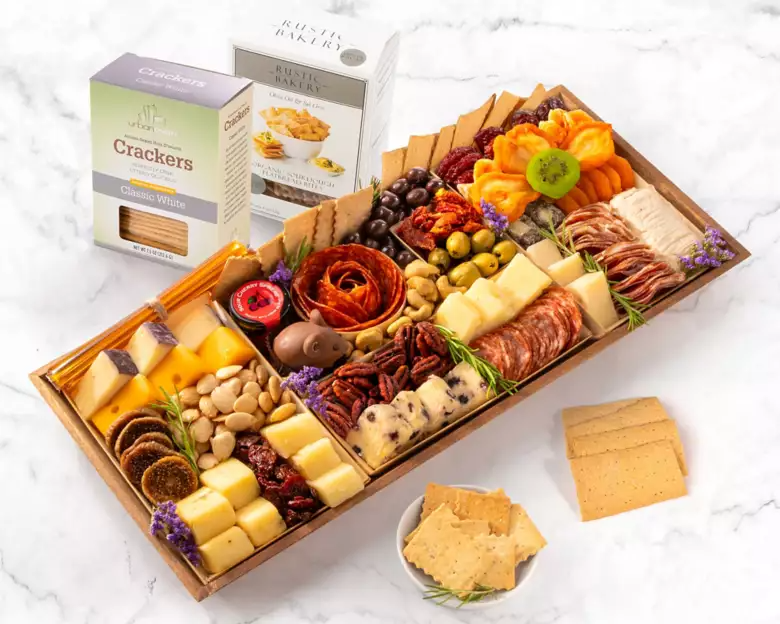 Charcuterie Premium Meat and Cheese Board