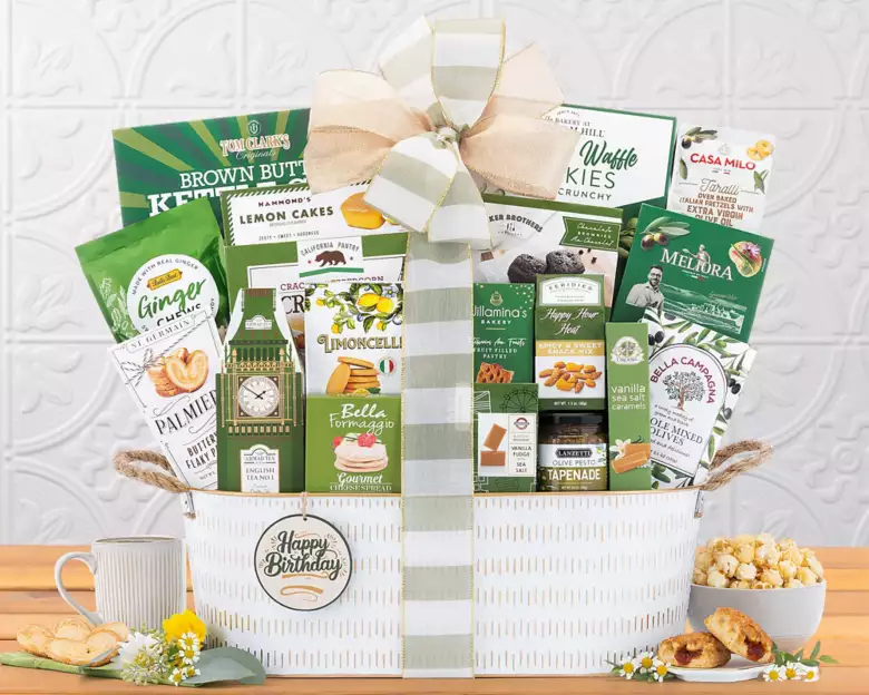 Birthday Wishes Gift Basket