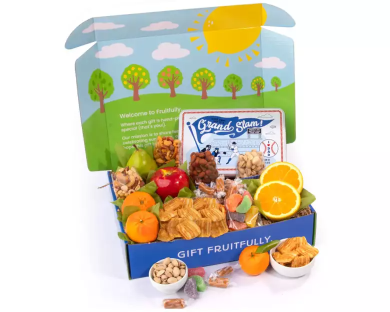 Grand Slam Fruit and Snacks Gift Box