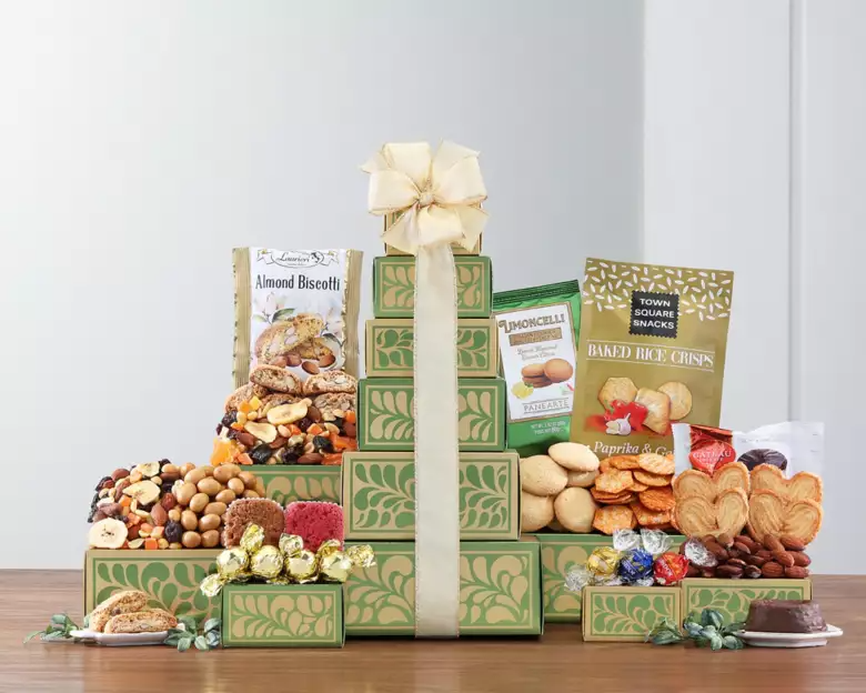 Remarkable Gift Co Chocolate & Nut Gift Tower