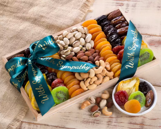 Wine Country Gift Baskets With Sympathy - Dried Fruit and Nut Collection