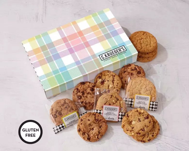 Spring Plaid Full Dozen Gluten Free Cookies
