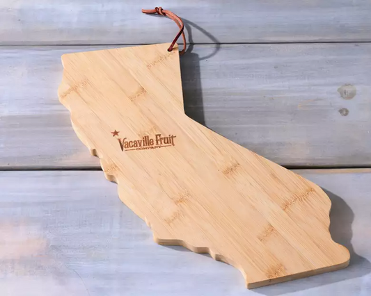 Wine Country Gift Baskets Dried Fruit & Nut California Bamboo Cutting Board