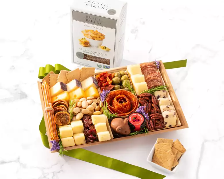 Charcuterie Deluxe Meat and Cheese Board
