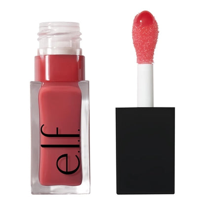 (4 pack) e.l.f. Glow Reviver Lip Oil, Rose Envy, 0.25 fl. oz.