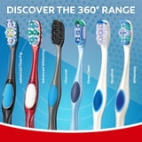 Colgate 360 Deep Clean Toothbrush Pack, Medium Adult Toothbrushes, 2 Pack