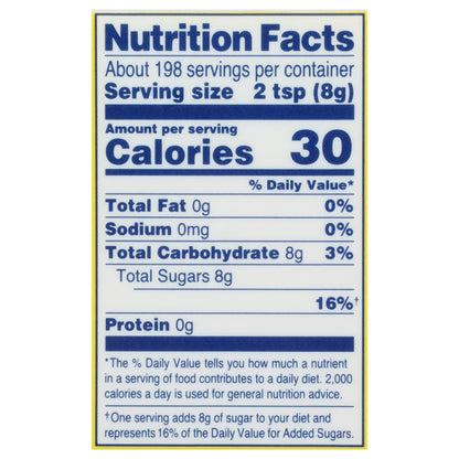 Domino Pure Cane Ultrafine Granulated Baker's Sugar 3.5 lb Tub