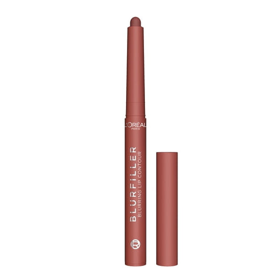 L'Oreal Paris Blurfiller Blurring Lip Contour Lip Liner, Tea Time, 0.21 oz