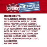 (2 pack) Campbell’s Chunky Soup, Ready to Serve Hearty Bean Soup with Ham, 19 oz Can